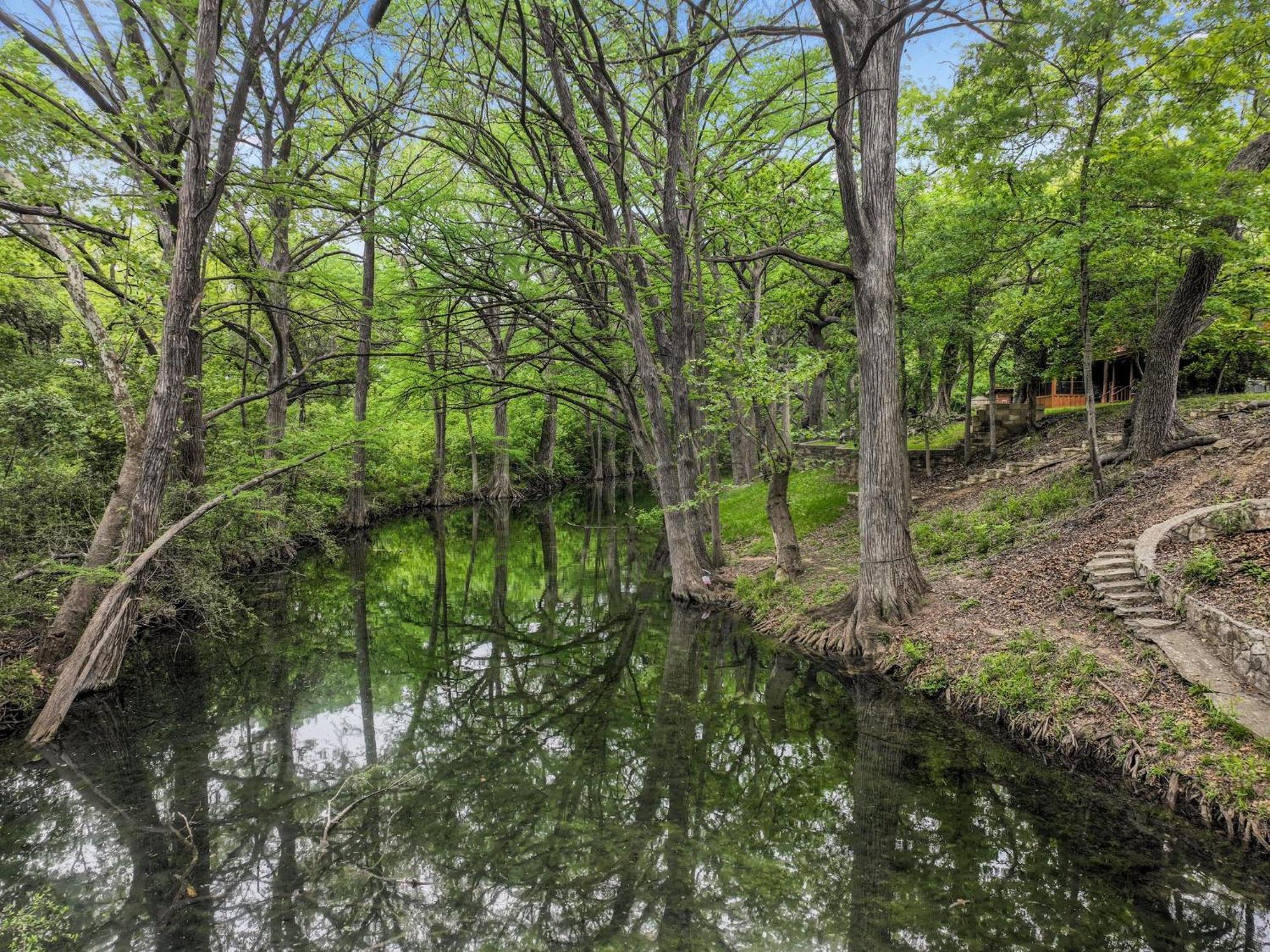Vila Rock House On Cypress Creek Wimberley Exteriér fotografie